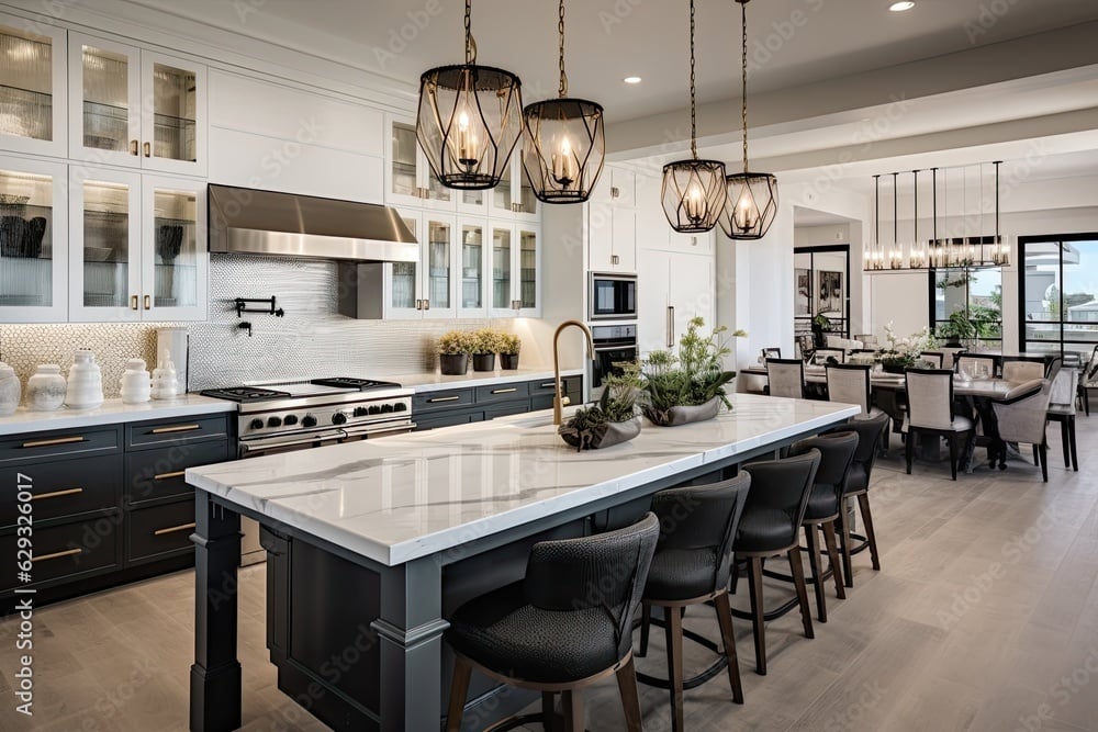 Kitchen dining room combo